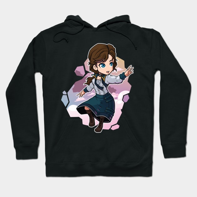 Bioshock Infinite Elizabeth Chibi Hoodie by Xar623